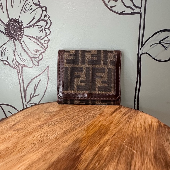 FENDI Zucca Trifold Small WALLET